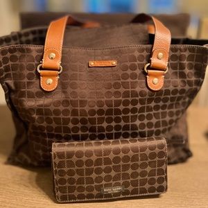 Kate Spade Tote Bag and matching wallet
